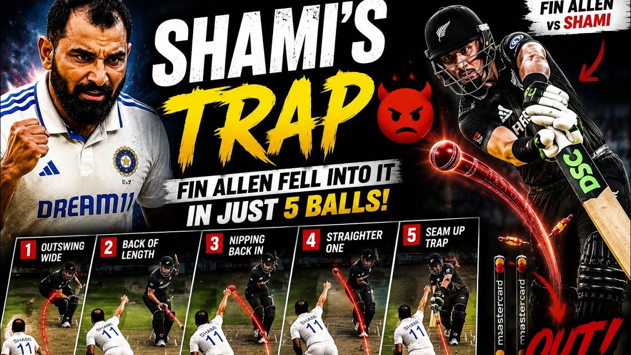 Decoding How shami traps every batsman with his seam|#cricket #cricketanalysis |CricEdits_07