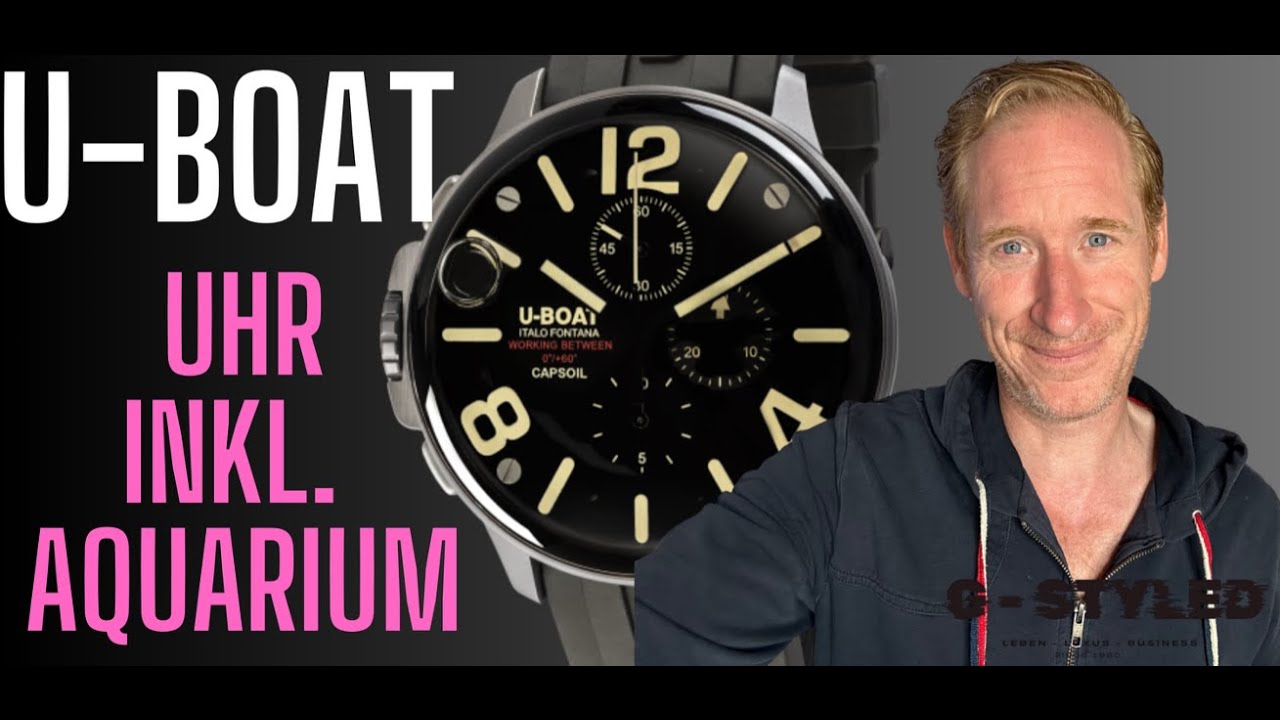 Uhr mit integriertem Aquarium: U-Boat 8111