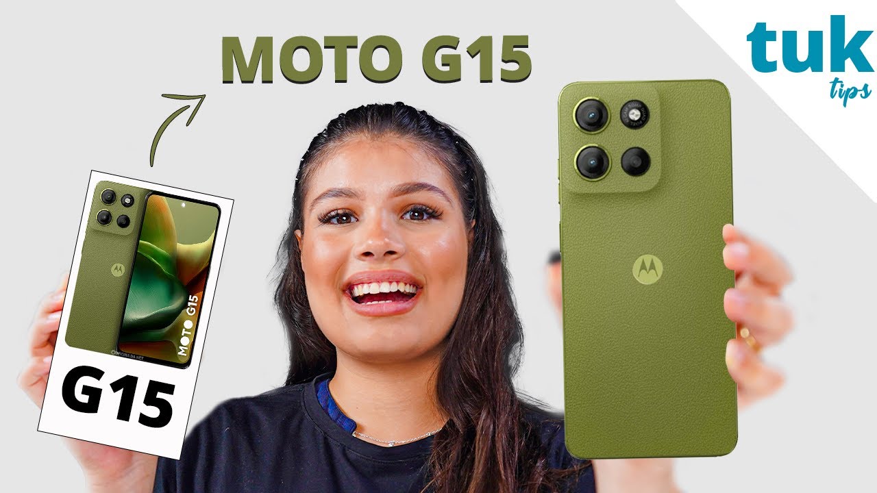 Moto G15 CHEGOU! ele é o NOVO BARATINHO mais COMPLETO de 2025! com NFC e CÂMERAS incríveis! unboxing
