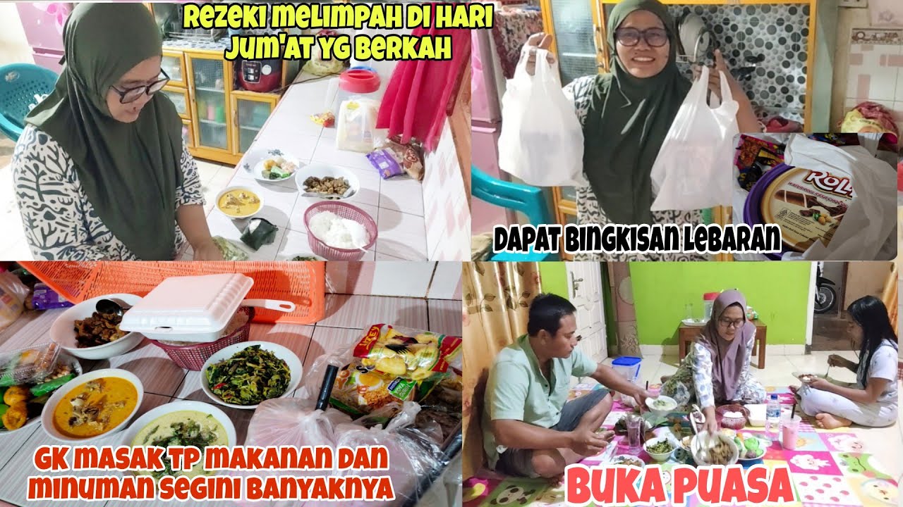 Rezeki melimpah ruah berdatangan di hari Jum'at ⁉️ menu sa abrekbiat buka puasa
