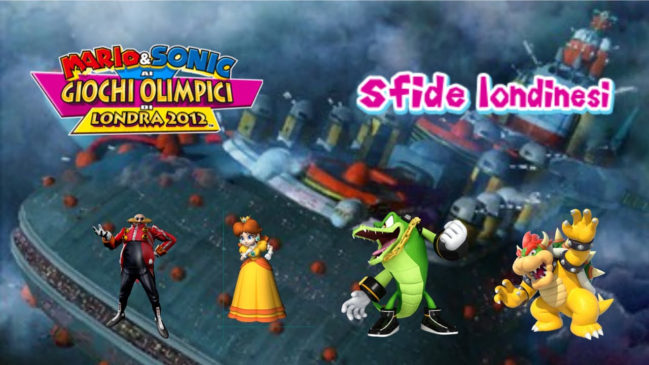 mario e sonic ai giochi olimpici di Londra 2012=sfide londinesi dr eggman 14