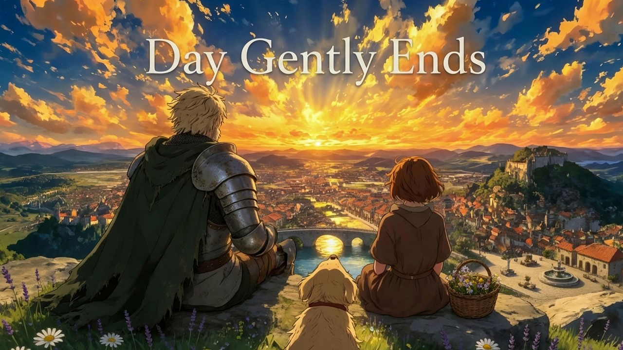 Day Gently Ends | Fantasy Medieval Music for Calm Reflection & Deep Relaxation