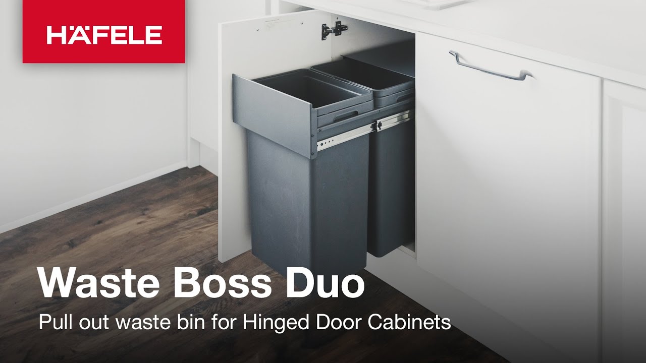 Waste Boss Duo Pull Out Bin | H&auml;fele UK