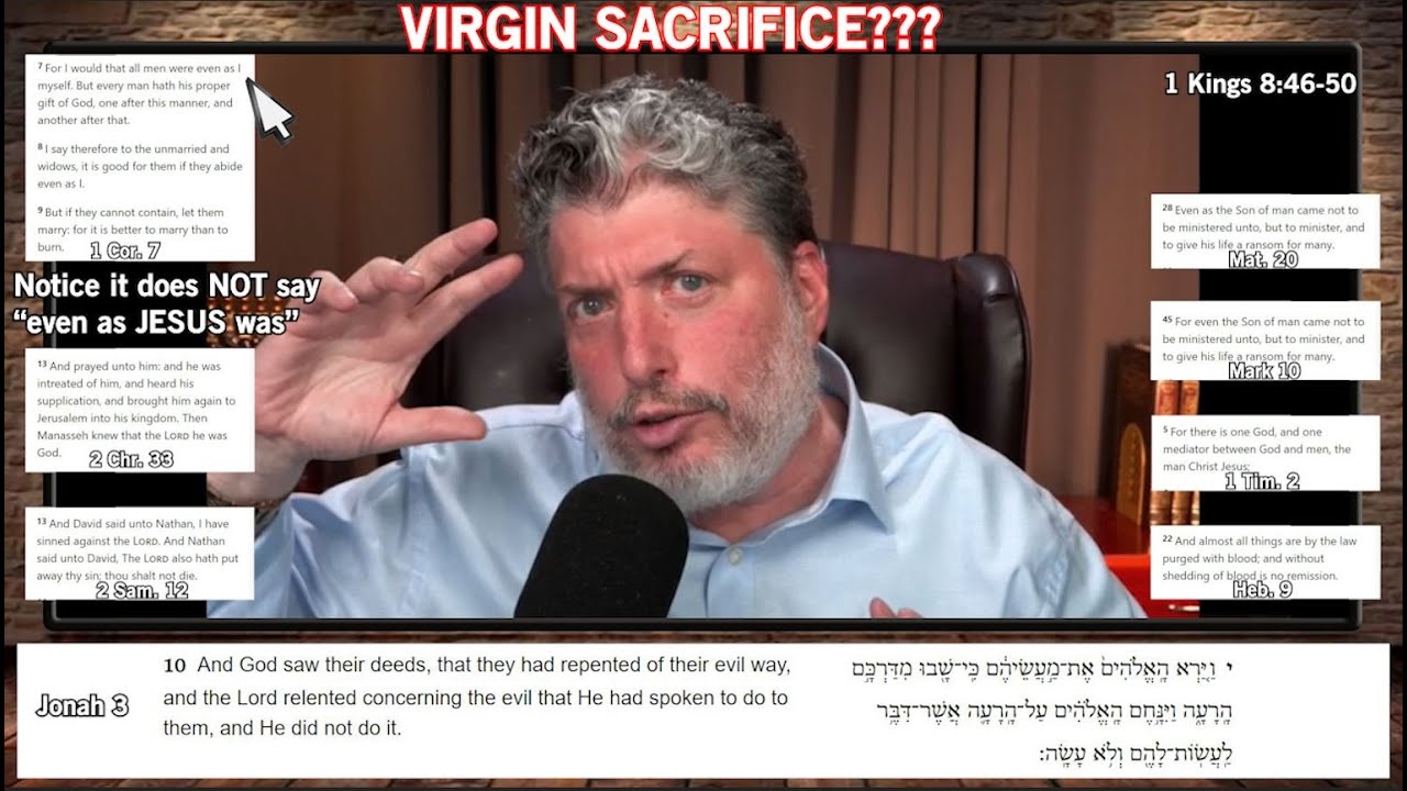 1st topic: Rabbi Tovia Singer 1457 - Jesus wasn't Married so that Makes Him a Virgin Sacrifice?
