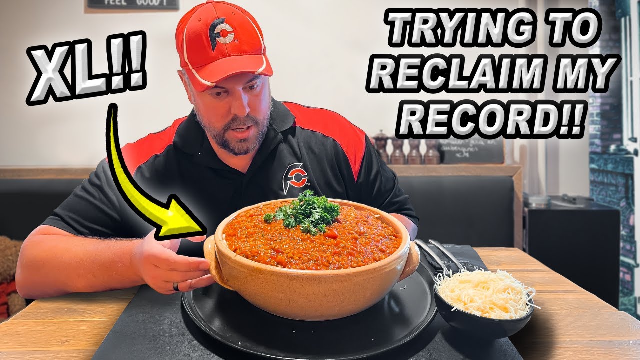 Пытаюсь побить свой рекорд в конкурсе XL Spaghetti Pasta Challenge на фестивале Mister Spaghetti ...