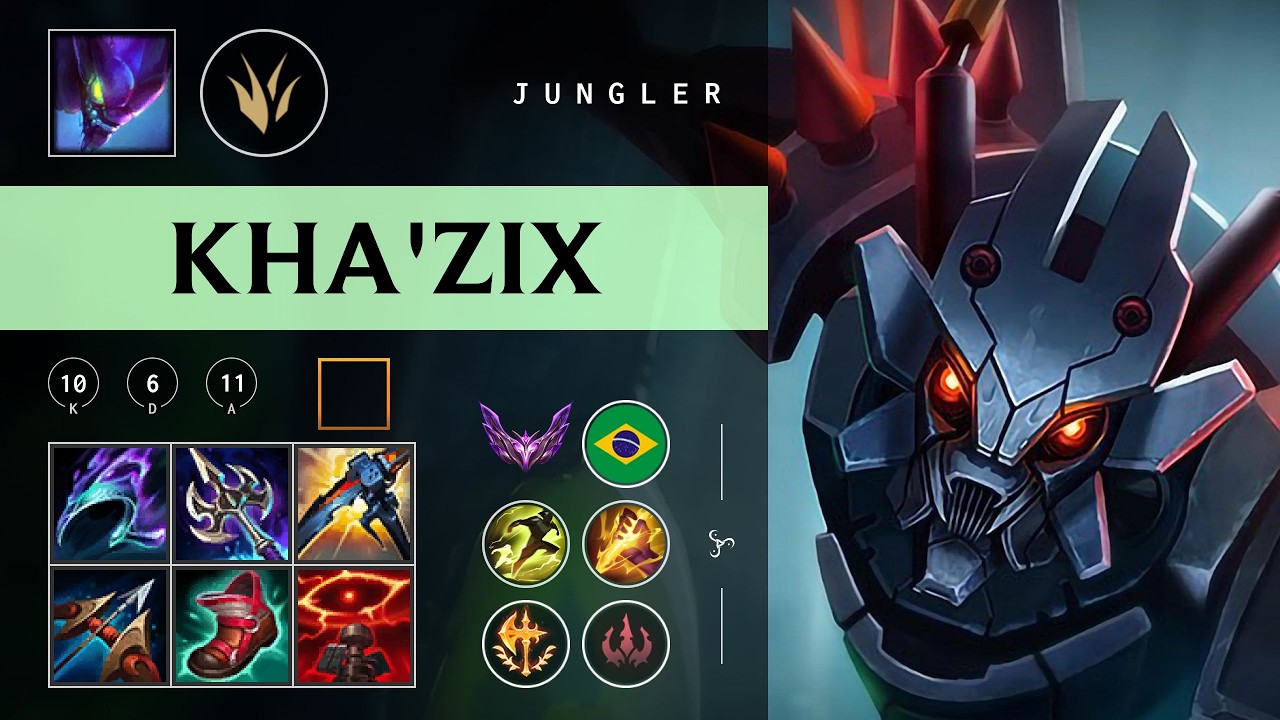 Kha'Zix Jungle vs Lee Sin - BR Master Patch 26.03