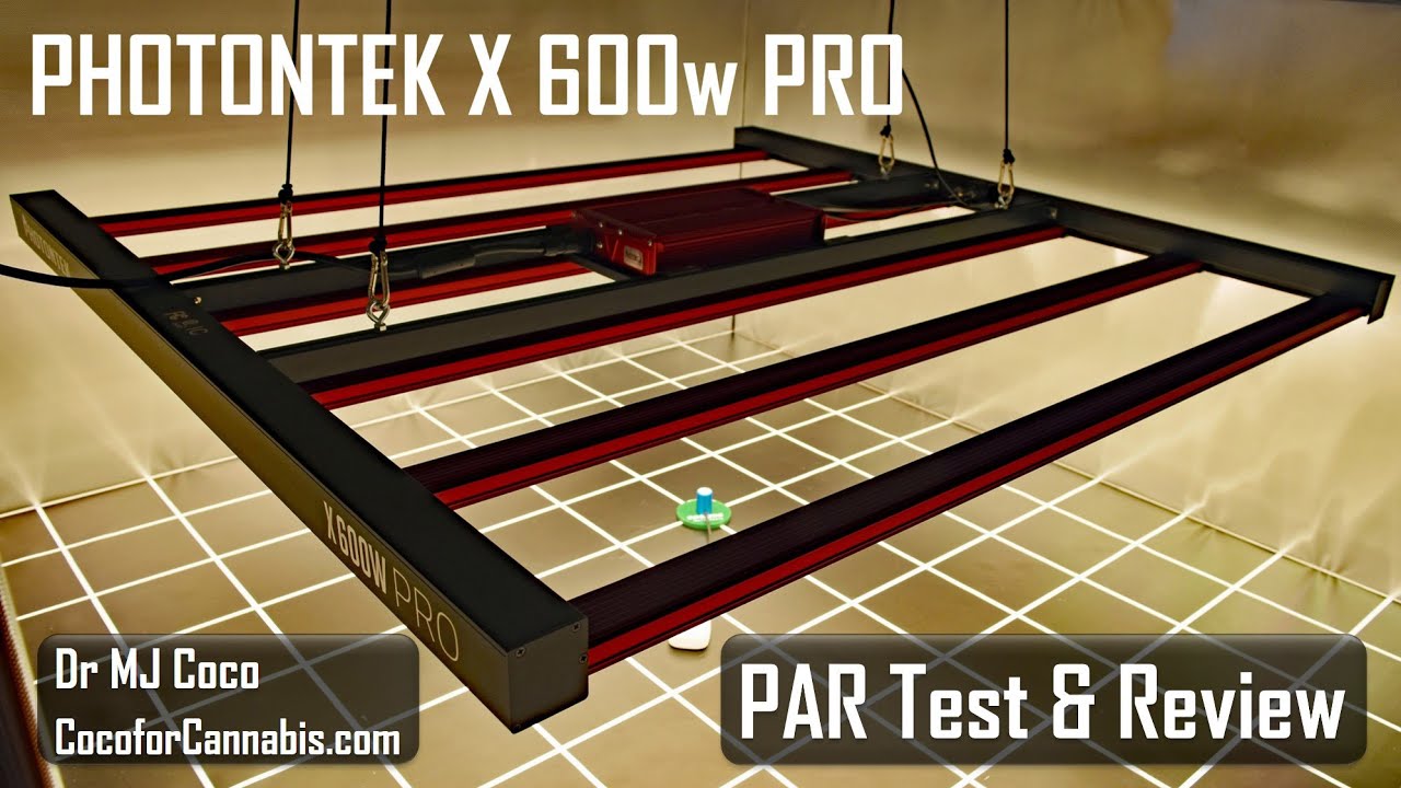 Photontek X 600w PRO PAR Test & Review