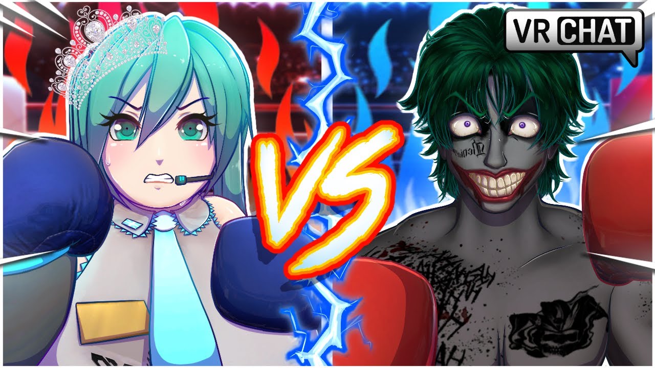 Boxing Creepy Discord Mod In VR Chat! ft. @sullenn​