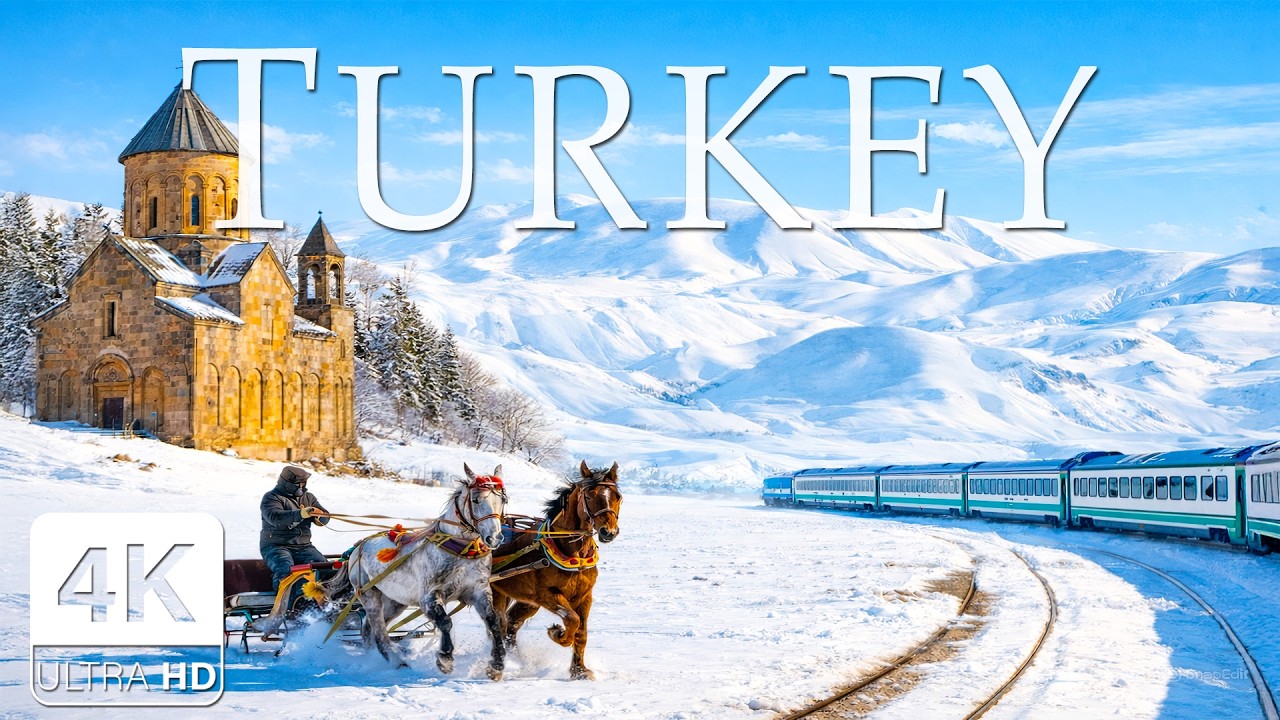 Winter in Turkey 4K UHD – Aerial Film & Meditation Relaxing Music
