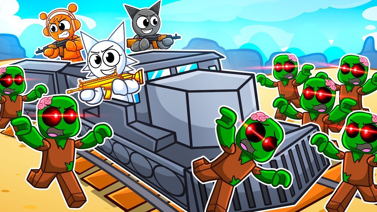¡Conduciendo 1.000.000 de METROS en Roblox DEAD RAILS con mis amigos!