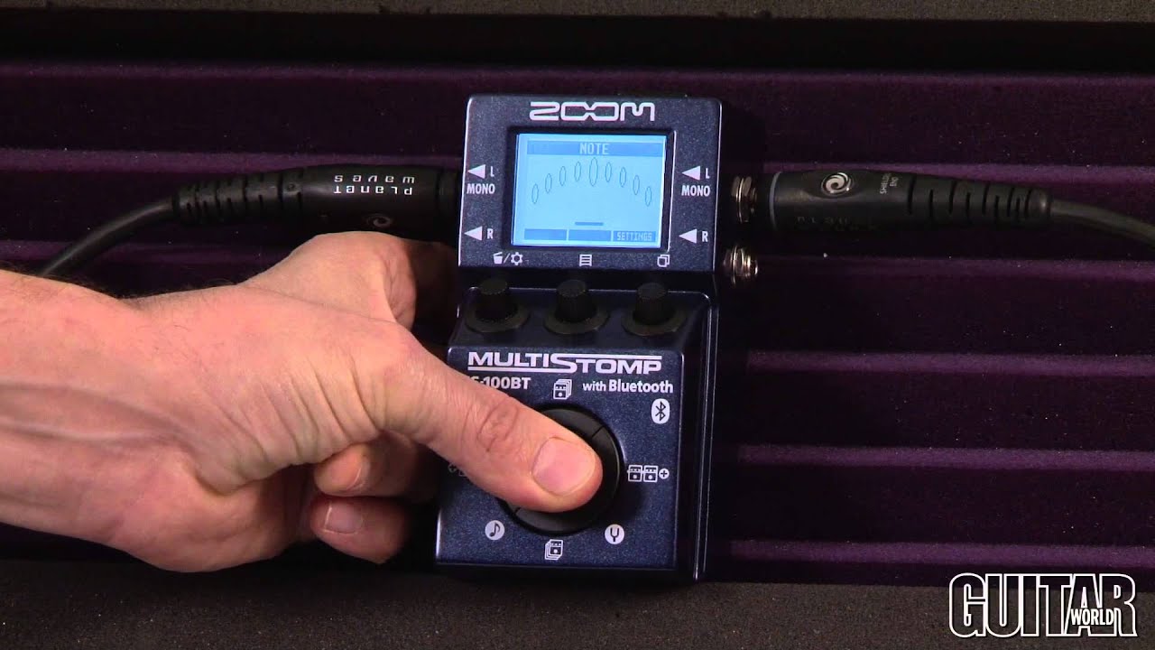 Zoom MS-100BT Multistomp Pedal with Bluetooth