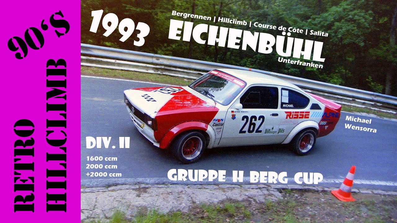 Hillclimb Unterfranken Eichenb&uuml;hl 1993 | Group H Berg-Cup Division II | Georg Plasa | 1.6 cc to +2,0