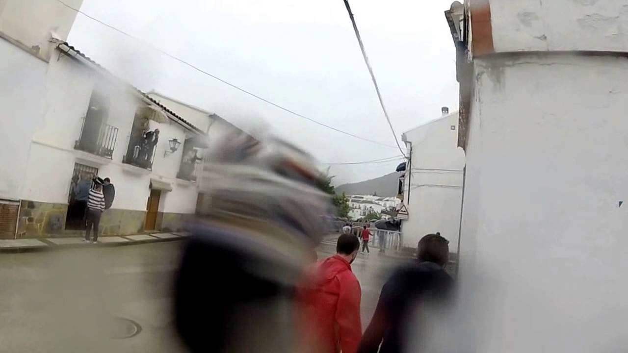 Segundo Toro de Cuerda de Gauc&iacute;n [14] - Tramo final y entrada al recinto de recogida con lluvia