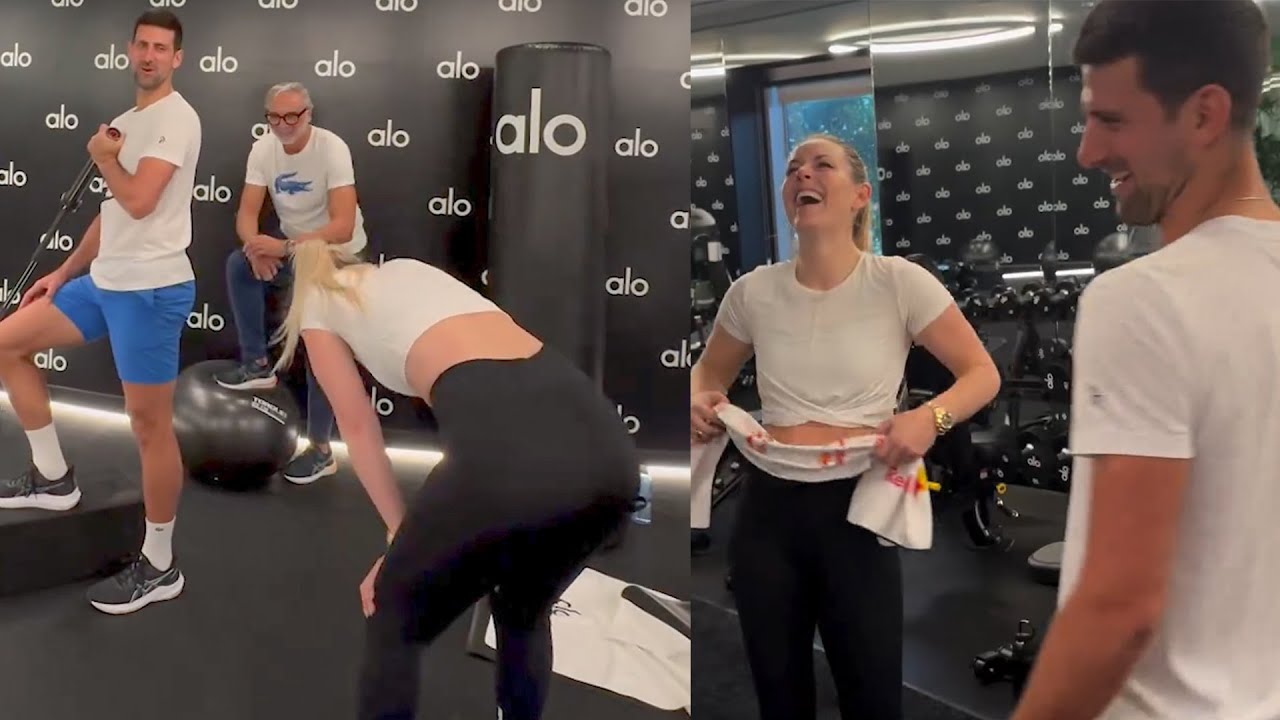 Djokovic Meets Lindsey Vonn and They Trained Together in the Gym - Indian Wells 2024