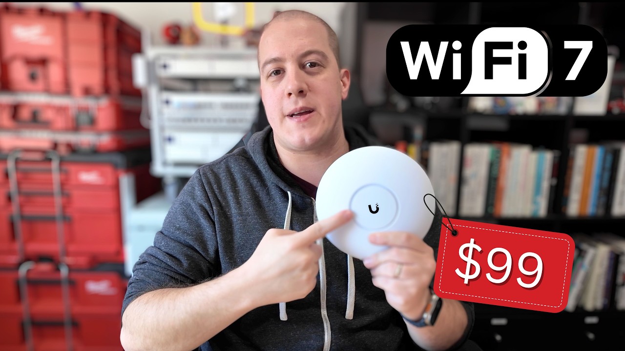 Wi-Fi 7 за 99 долларов? Обзор UniFi U7 Lite: 2,5 Гбит/с, PoE и реальные тесты скорости!