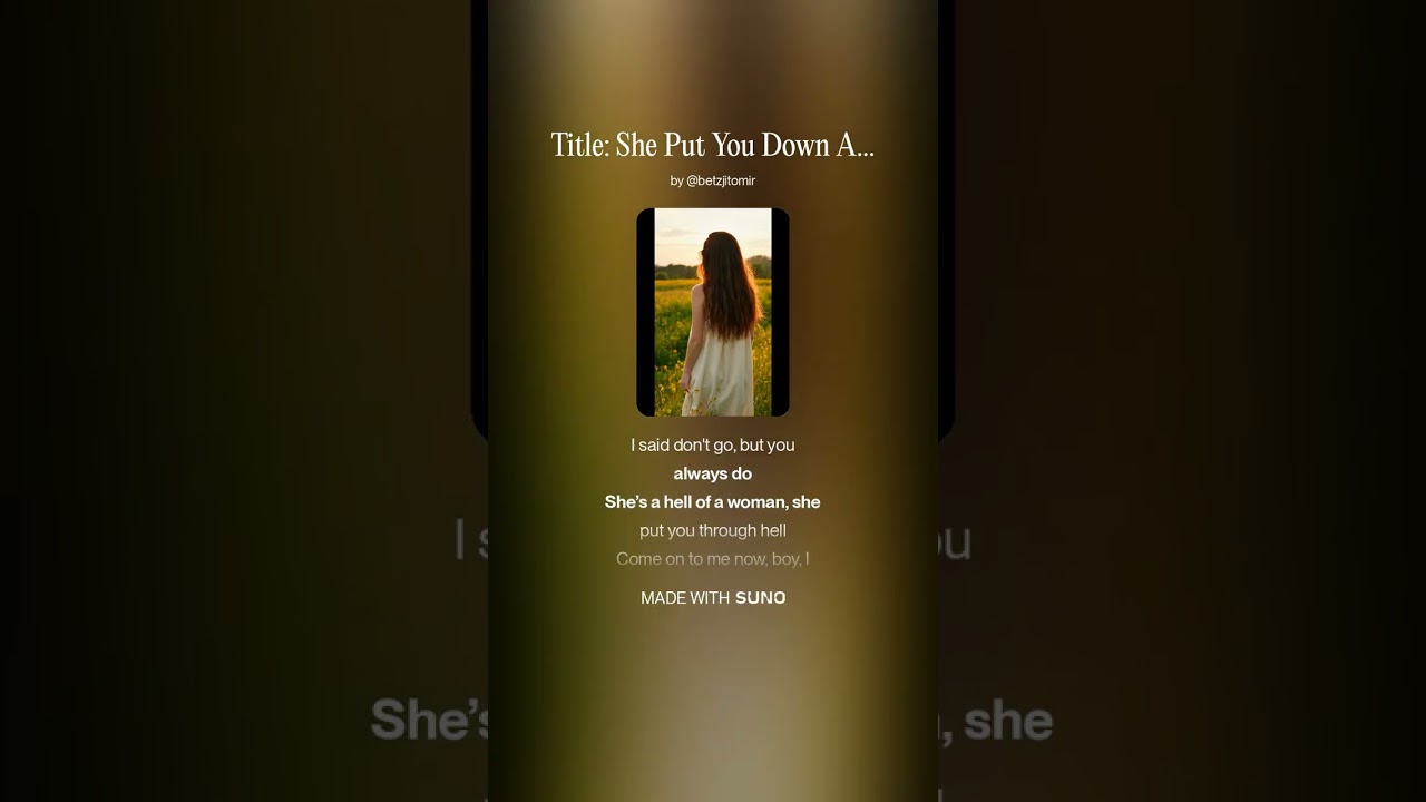 Title  She Put You Down Again