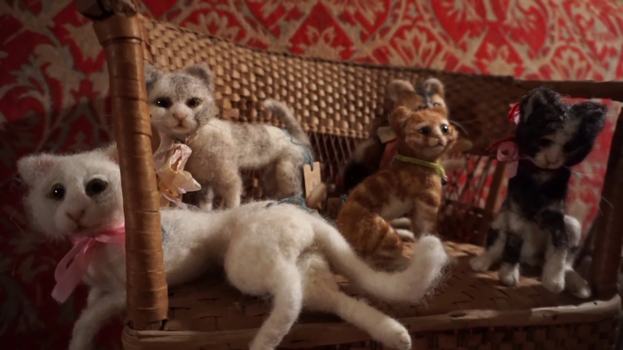 Small Needle-felted Creatures; Testing a new camera