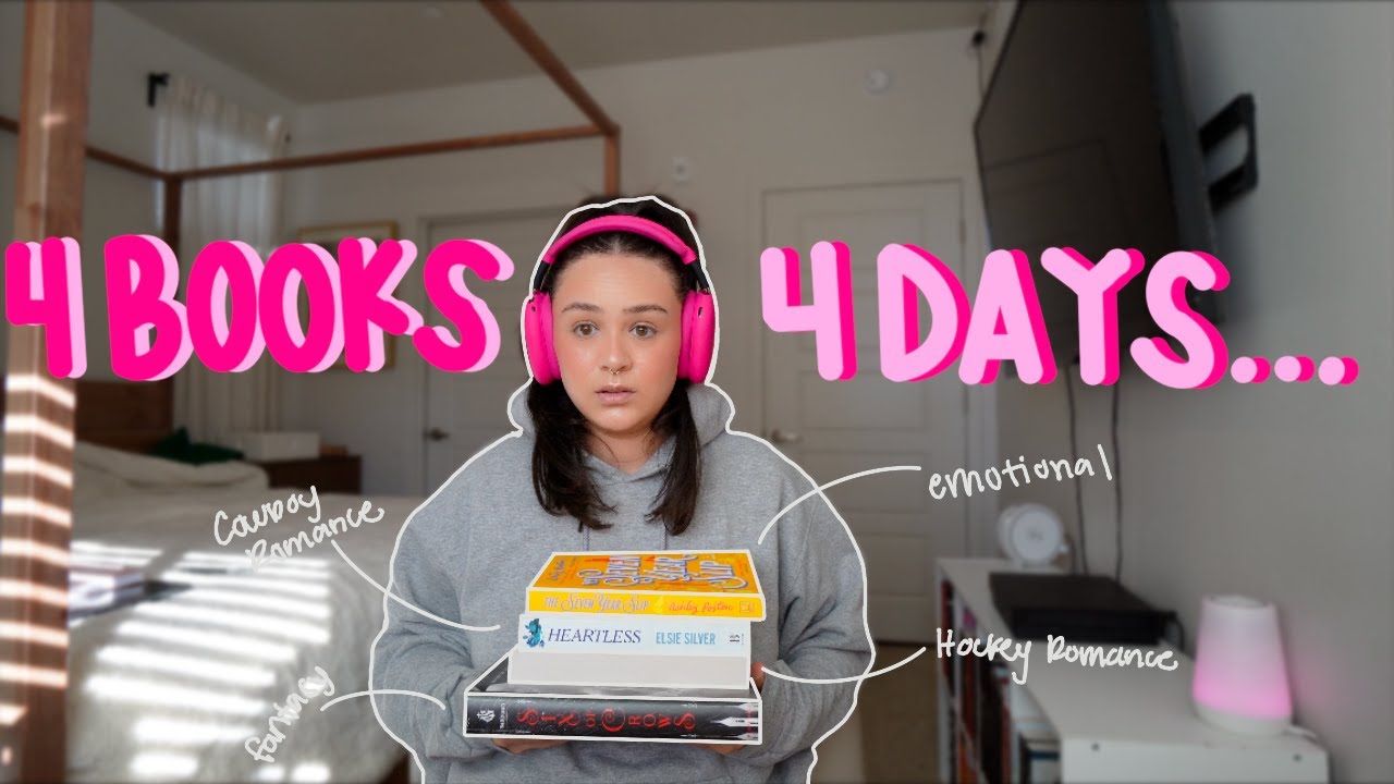trying to finish all the books on my tbr 🪩☁️🌷✨ (4 books in 4 days)
