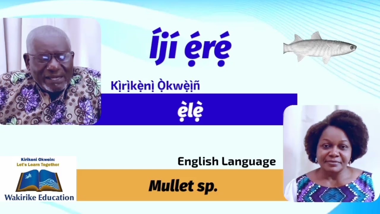 Wakirike Language - 29. Fishes