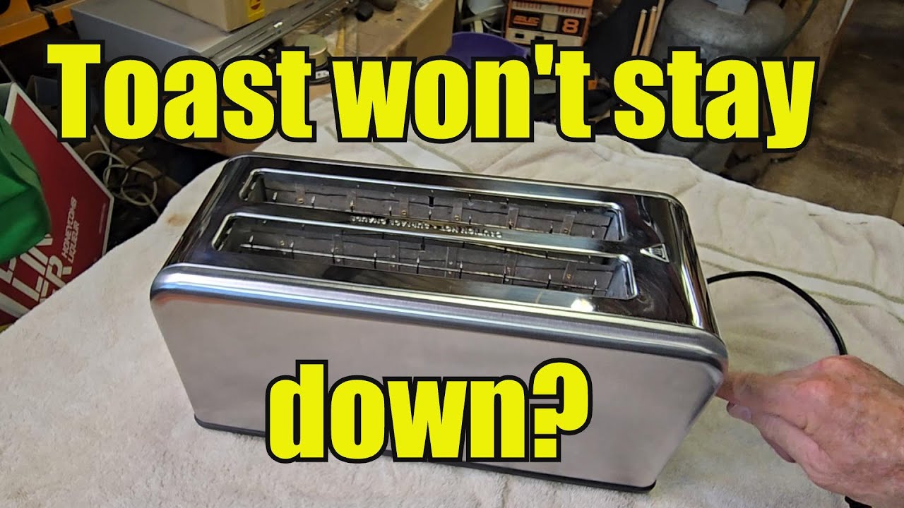 How to Repair a Toaster when your Toast won't stay Down! An Easy DIY Fix to Save some Money!