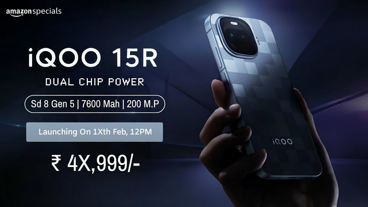 iQOO 15R Launch Date In India | iQOO 15R Price In India, Processor, Camera, Display, Battery,Feature
