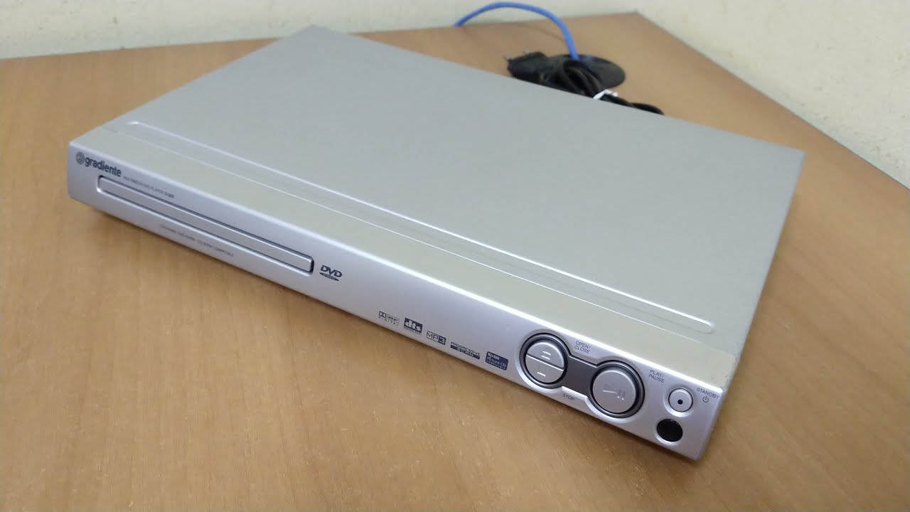 Teste embalagem DVD CD Player D 203 - vendido