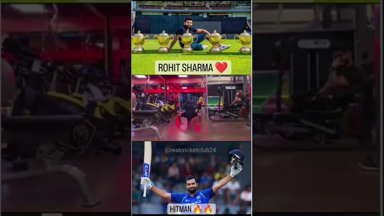 Hitman🔥Pawor Fitness | Rohit Sharma Fitness Gym Centre