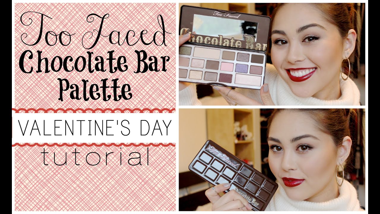 Too Faced Chocolate Bar Palette Valentine's Day Makeup Tutorial | My Beauty Bunny