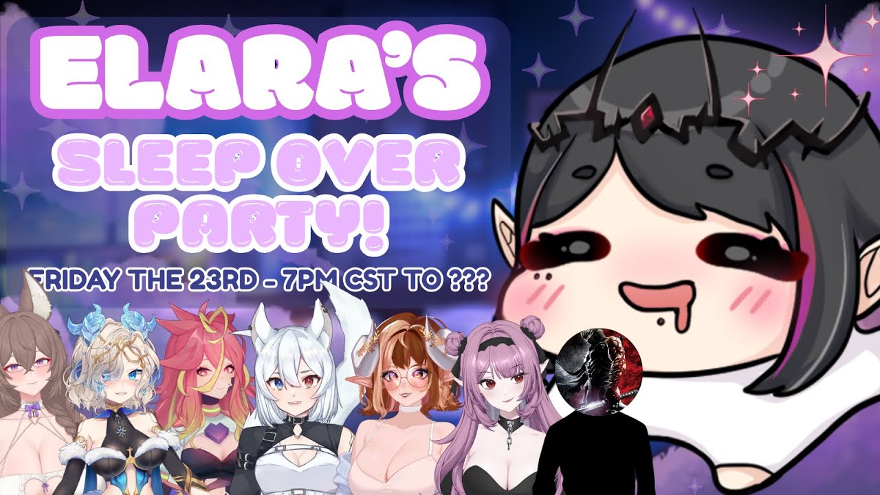 SLEEPOVER PARTY! 1st Time Phasmophobia and Nightreign with Friends!