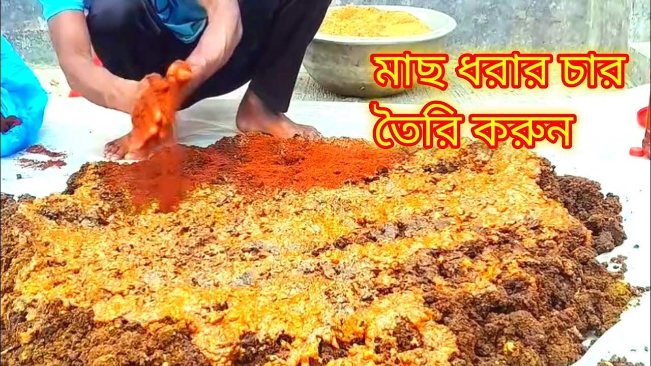 মাছ ধরার চার তৈরি করুন এই ভাবেই ॥fishingchar ॥fishingvideo ॥fishchar #fishing liton