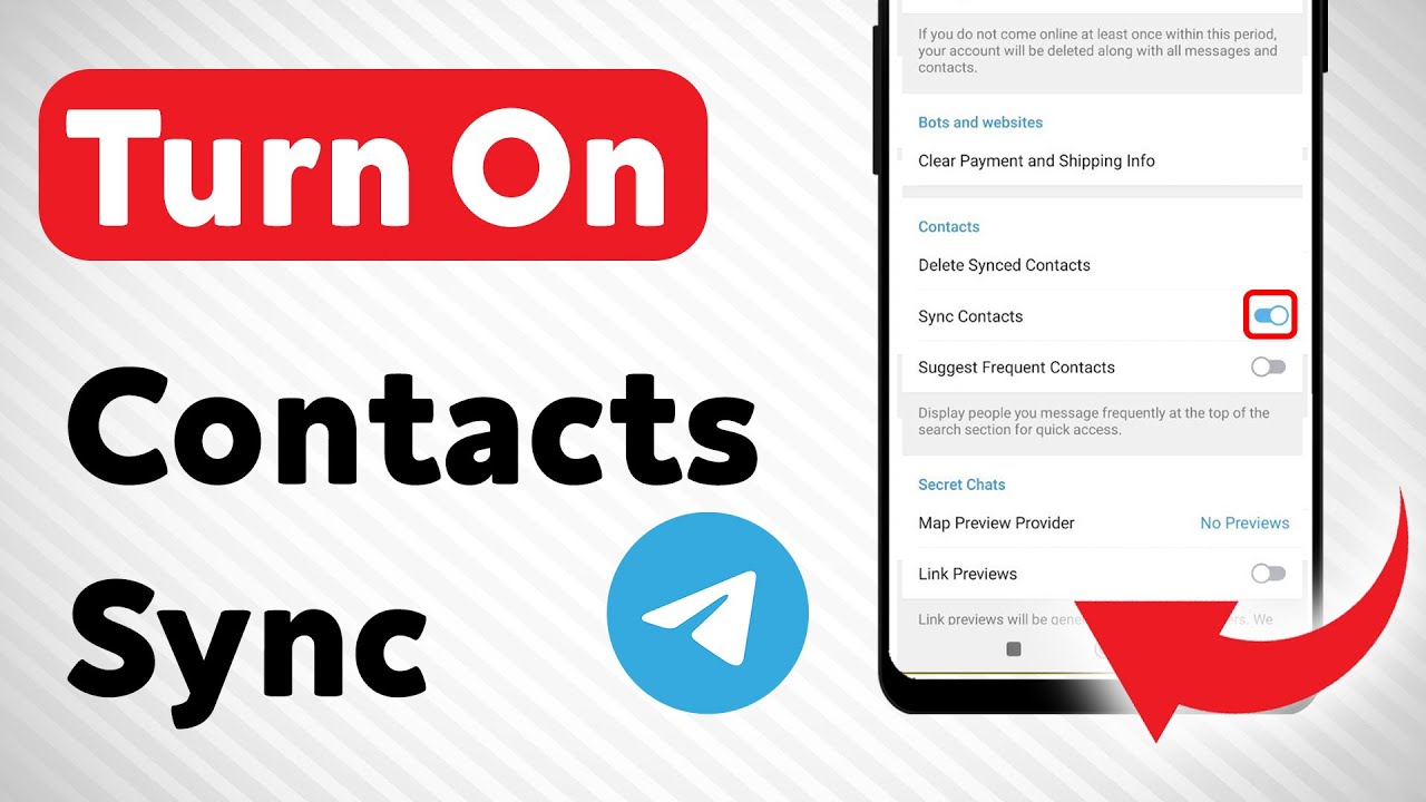 How To Turn On Contacts Sync On Telegram (Updated)