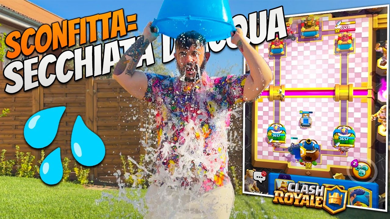una Secchiata D'ACQUA GELATA ogni volta che Perdo !