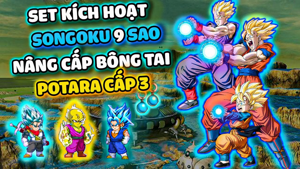 Ngọc Rồng Online - Đầu Tư Lại Majjinbu Songoku Lên Full 9sao + Nâng Cấp Bông Tai Cấp 3 Cho Dàn DPS.