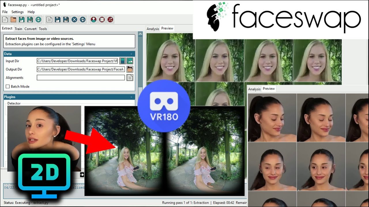 Tutorial: Face Swapping a VR180 Video