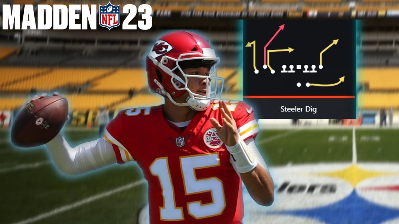 WE HAVE THE BEST MONEY PLAYS MADDEN 23 HAS FOR EASY ONE PLAY TOUCHDOWNS PART 1 - 🔥STEELER DIG🔥