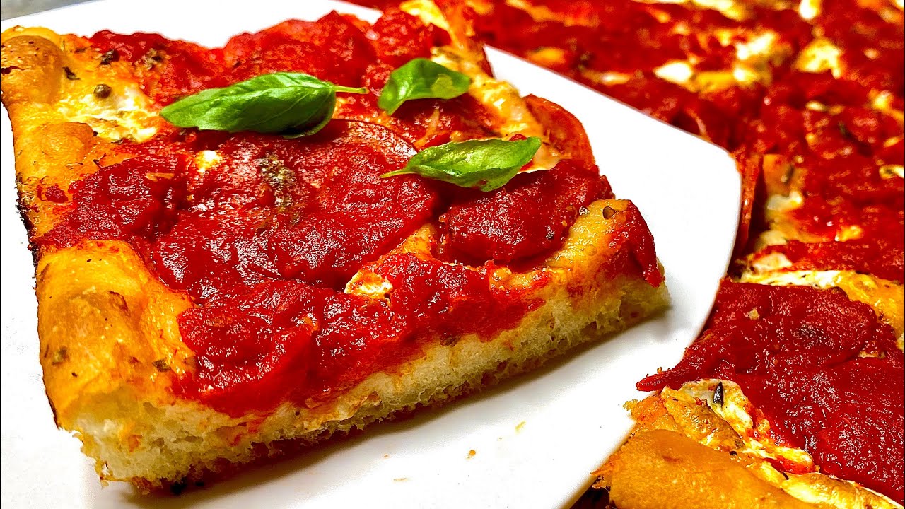 How to make- the best Sheet pan Pizza (Grandma pie)