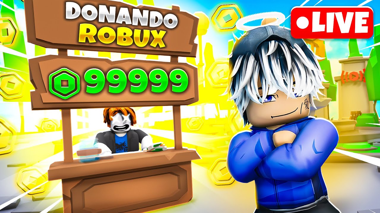 🔴DIRECTO PLS DONATE DONANDO ROBUX ROBLOX LIVE (MAX: 10 ROBUX) 🎁