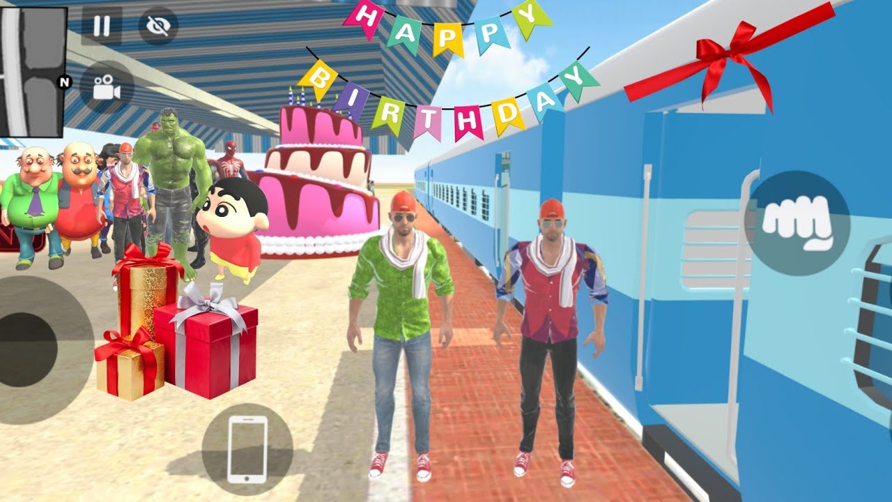 Judwa bhai birthday party 🥳🎂 Celebrate Indian Theft auto simulator 🎁🎊
