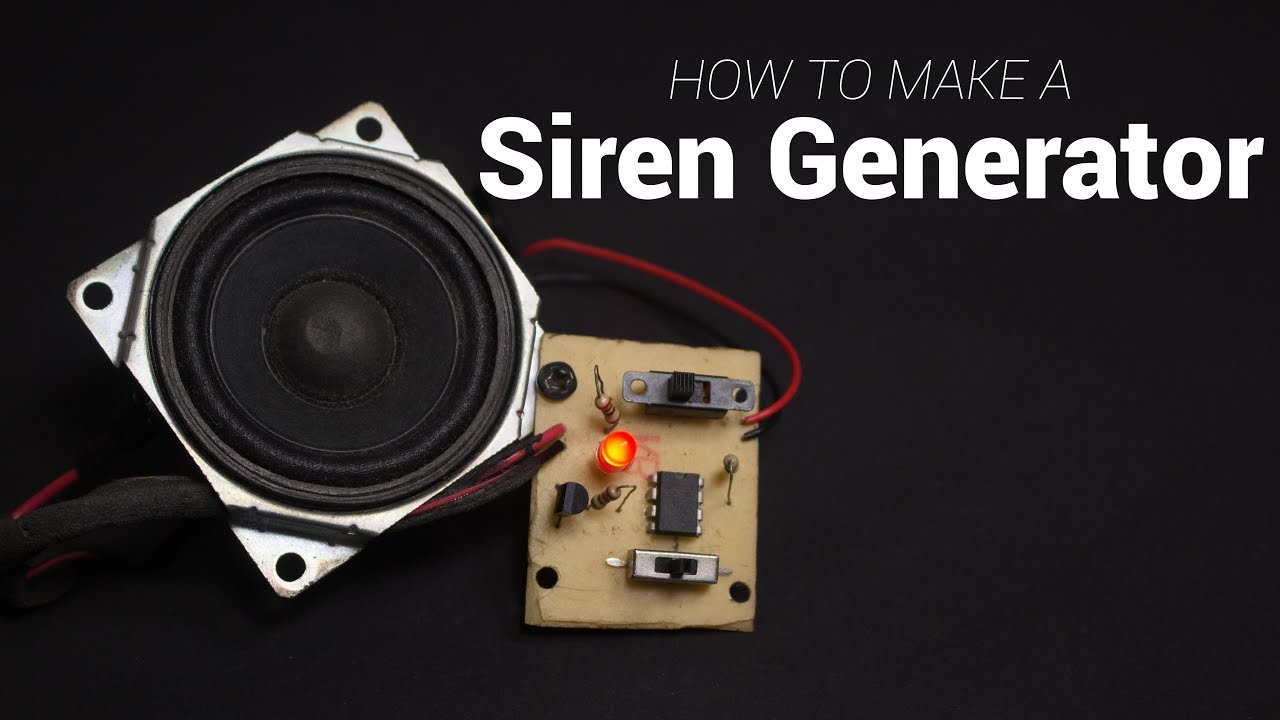 How to Make a Siren Generator | UM3561 | Police, Ambulance, Fire Engine