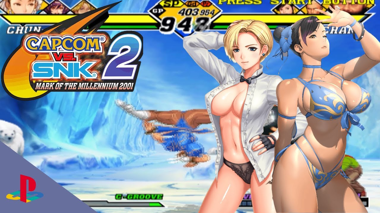 Capcom vs. SNK 2: Mark of the Millennium - Chun Li / King/ Athena