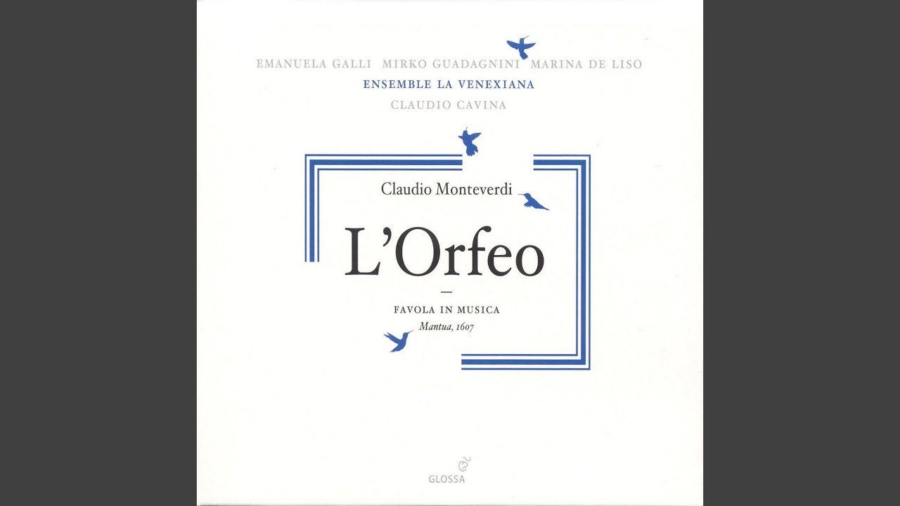 L'Orfeo: Prologo: Dal mio Permesso amato a voi ne vengo (La Musica)