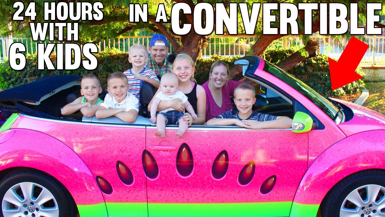 24 Hours with 6 Kids on a Busy Day in our New Car!