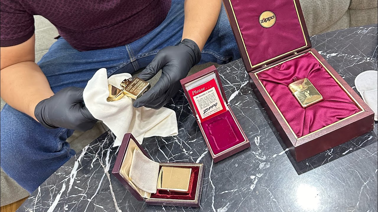3 Siêu Phẩm Zippo Vàng Khối Solid Gold 14KT và 18KT GGB [0983247815] #zippo #zippolighter #lighter