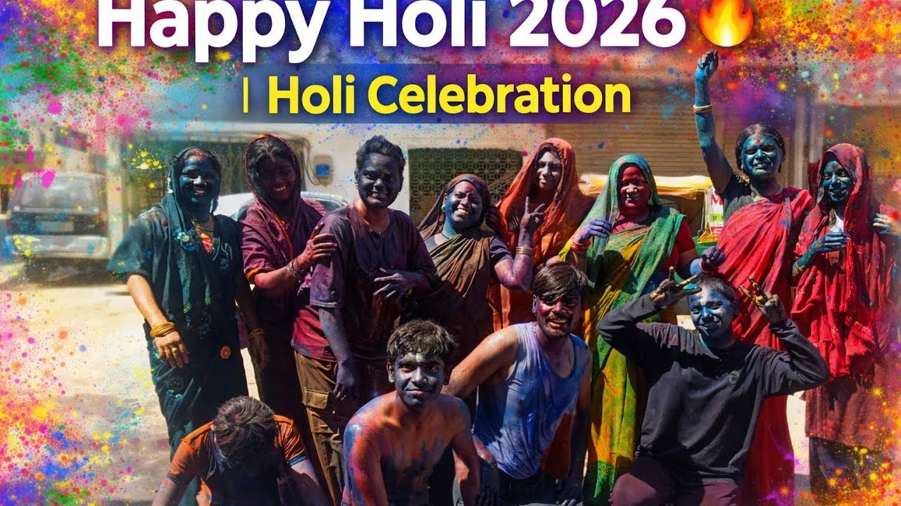 Happy Holi Celebration 2026 🌈 Holika Dahan Special Vlog