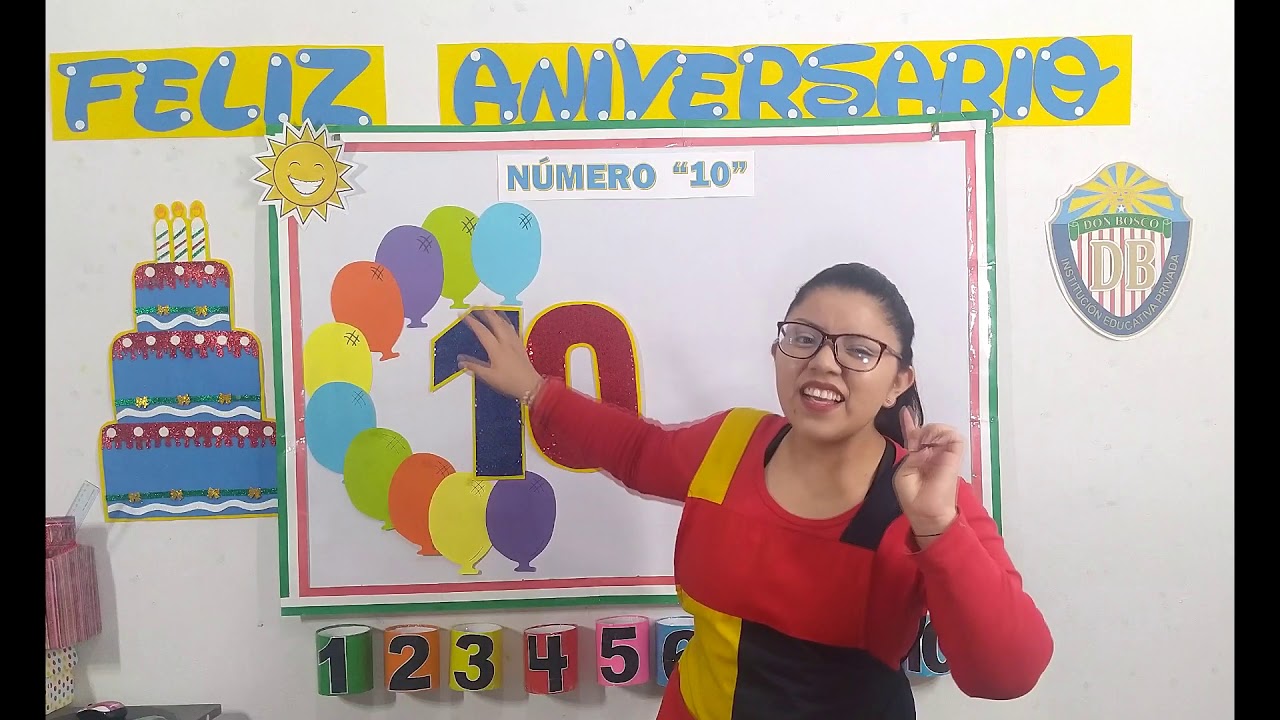NÚMERO 10 - CLASE VIRTUAL PARA INICIAL 03 AÑOS