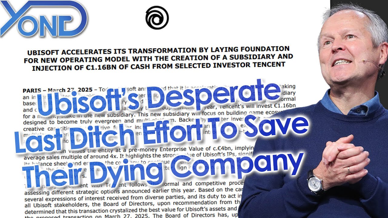 Ubisoft's Desperate Plan And Last Ditch Effort To Save Their Dying Company...