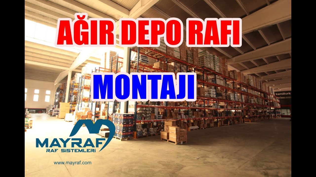 Ağır Y&uuml;k Rafı Montajı | Heavy Duty Racking Installation | May Raf