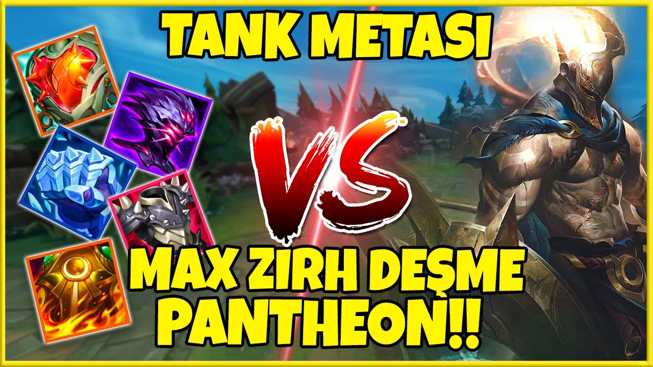 THIS IS SPARTAAAAAAAAA! | S13 Max Zırh Deşme Tank Slayer Pantheon | Valiant - Pantheon