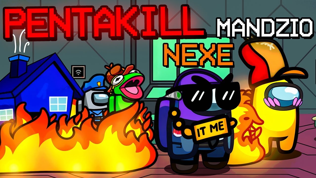 MANDZIO POWRACA! PENTA KILL jako ARSONIST w Among US