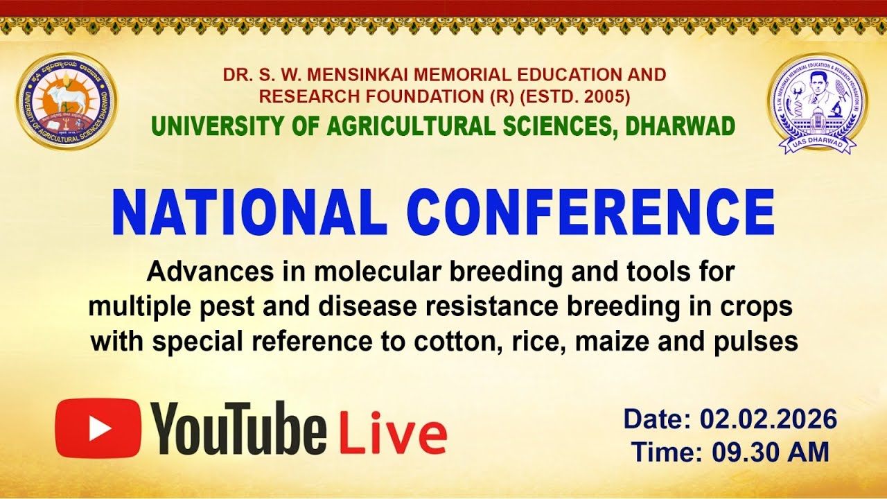 Day-2 National Conference UAS, Dharwad 2026